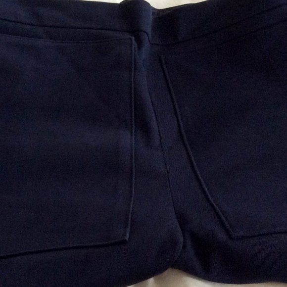COS wide leg cropped navy blue pants Size 10 - Picture 4 of 9